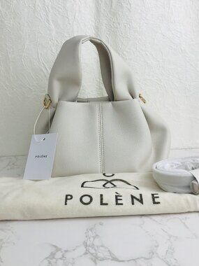 Polene Number Nine mini bag in white